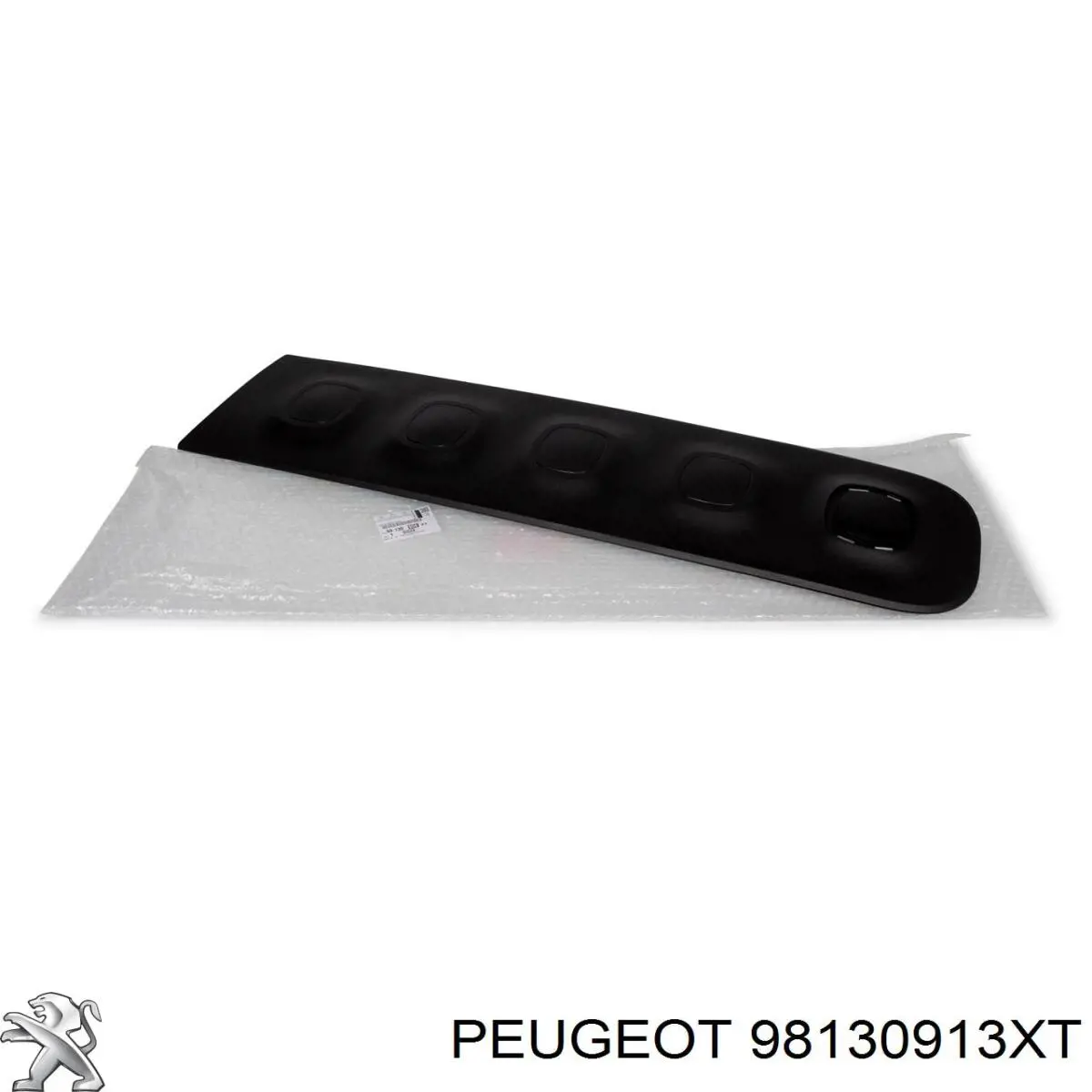 98130913XT Peugeot/Citroen Moldura da porta dianteira esquerda