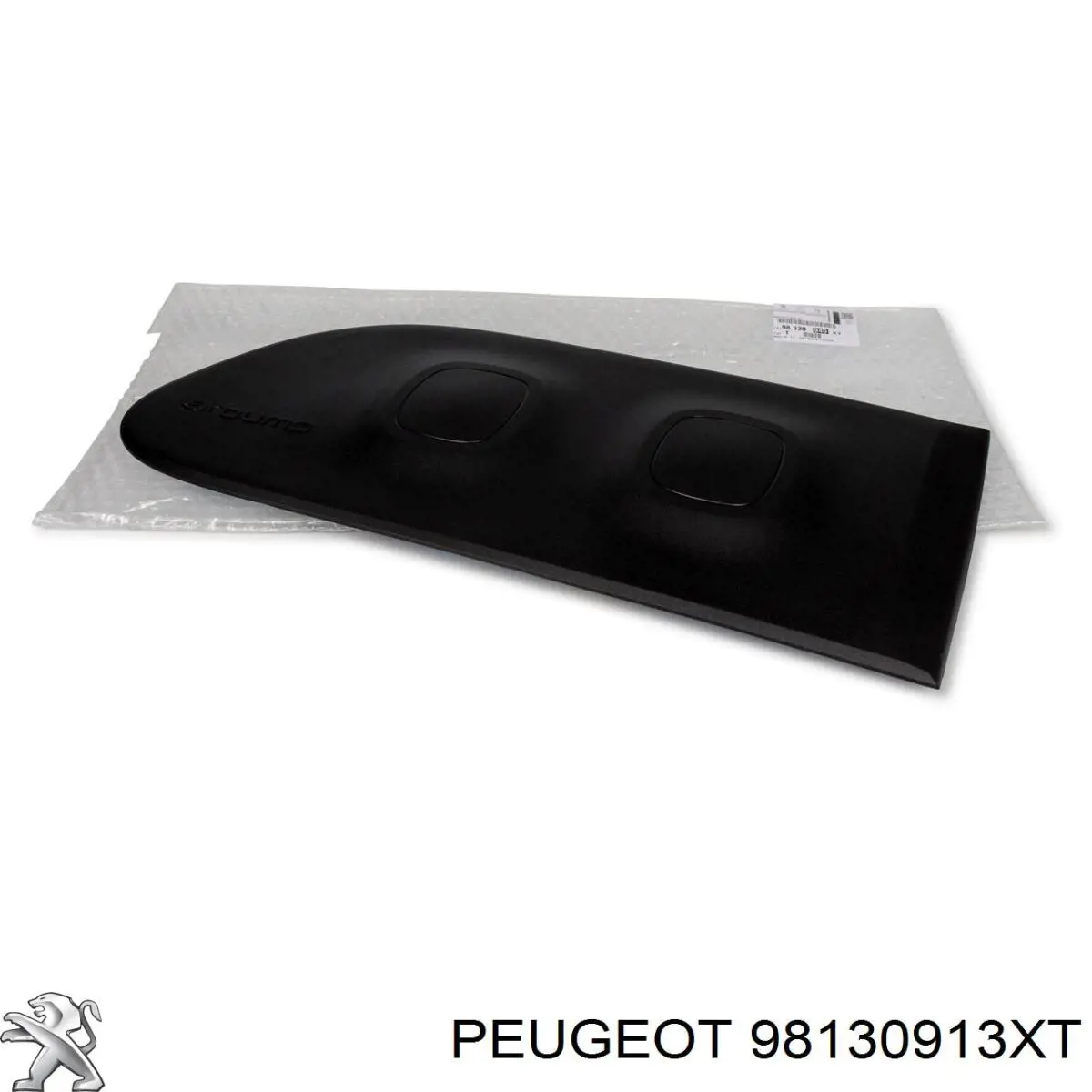 Moldura da porta dianteira esquerda 98130913XT Peugeot/Citroen