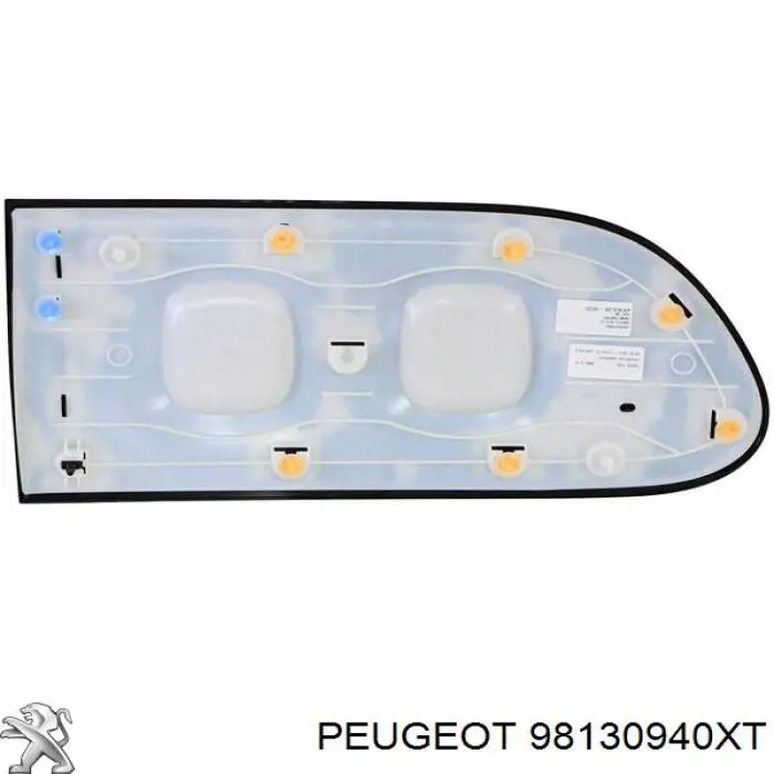 Moldura da porta traseira direita Peugeot/Citroen 98130940XT