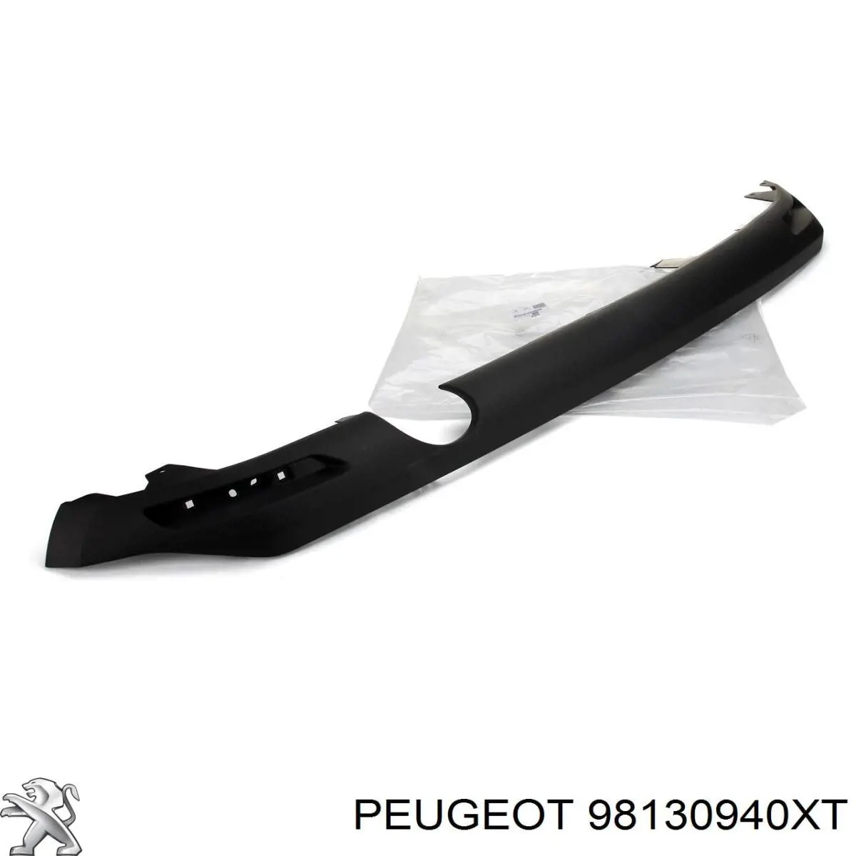98130940XT Peugeot/Citroen Moldura da porta traseira direita