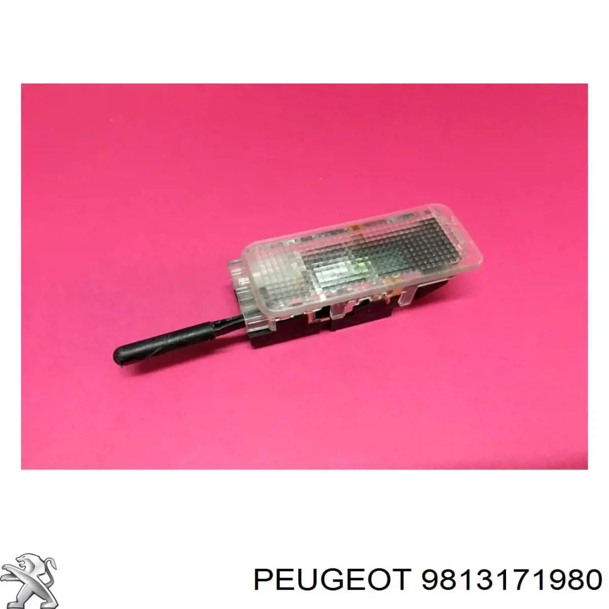 9813171980 Peugeot/Citroen Quebra-luz da luz de fundo de porta-luvas