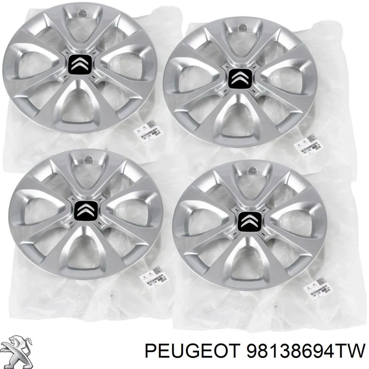 98138694TW Peugeot/Citroen Coberta de disco de roda