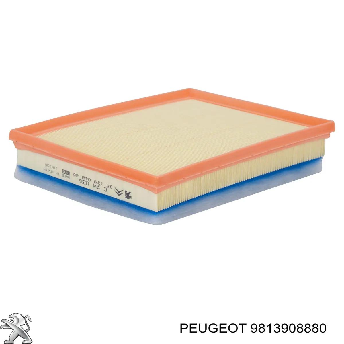 Filtro de ar Peugeot/Citroen 9813908880