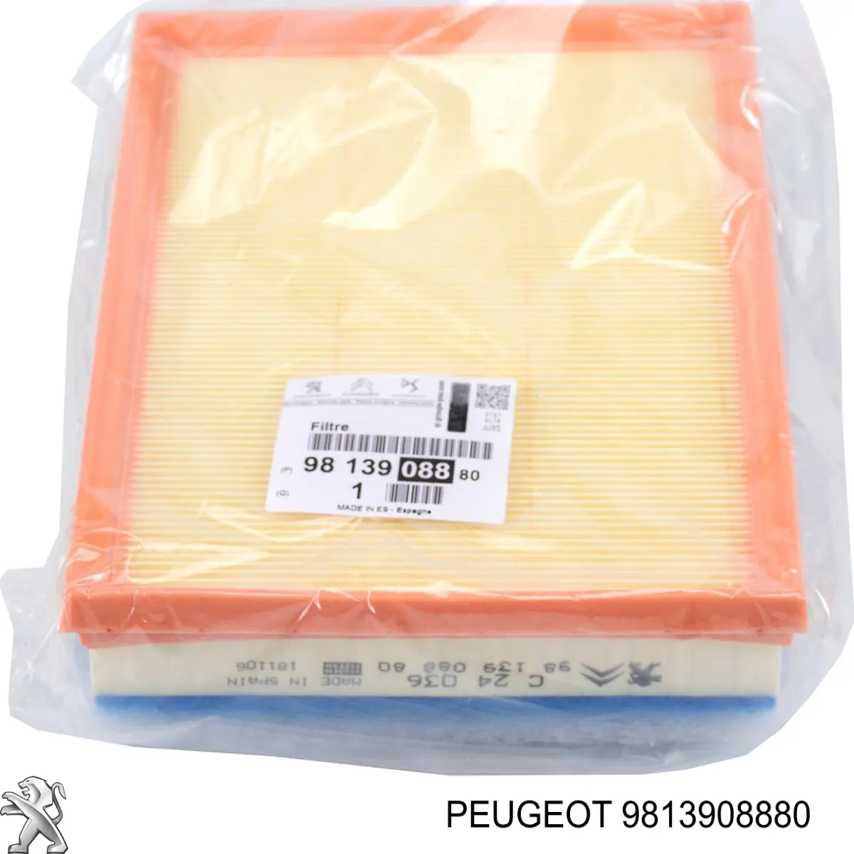 Compre 9813908880 Peugeot/Citroen Filtro de ar