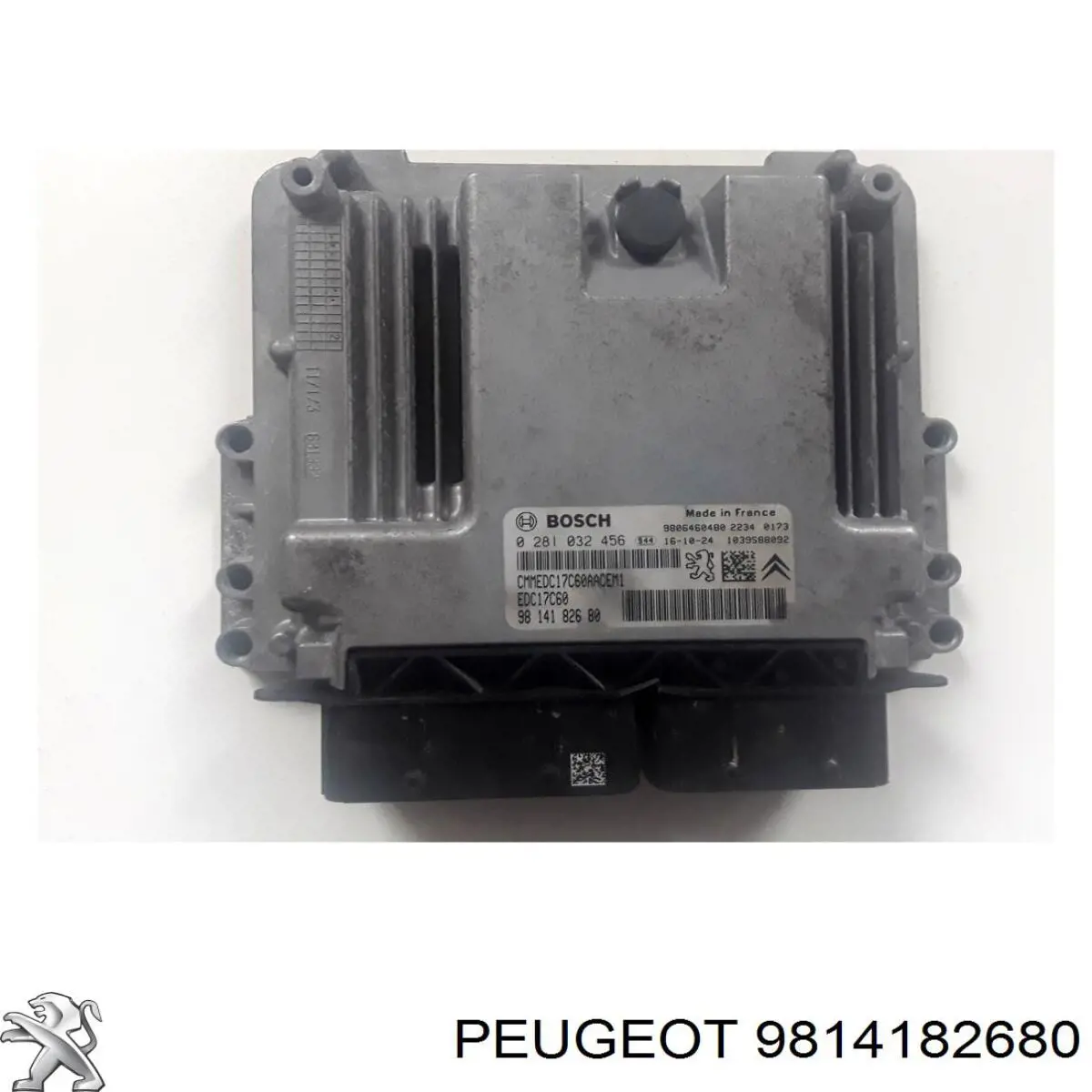 Módulo de direção (Centralina eletrônica) de motor 9814182680 Peugeot/Citroen