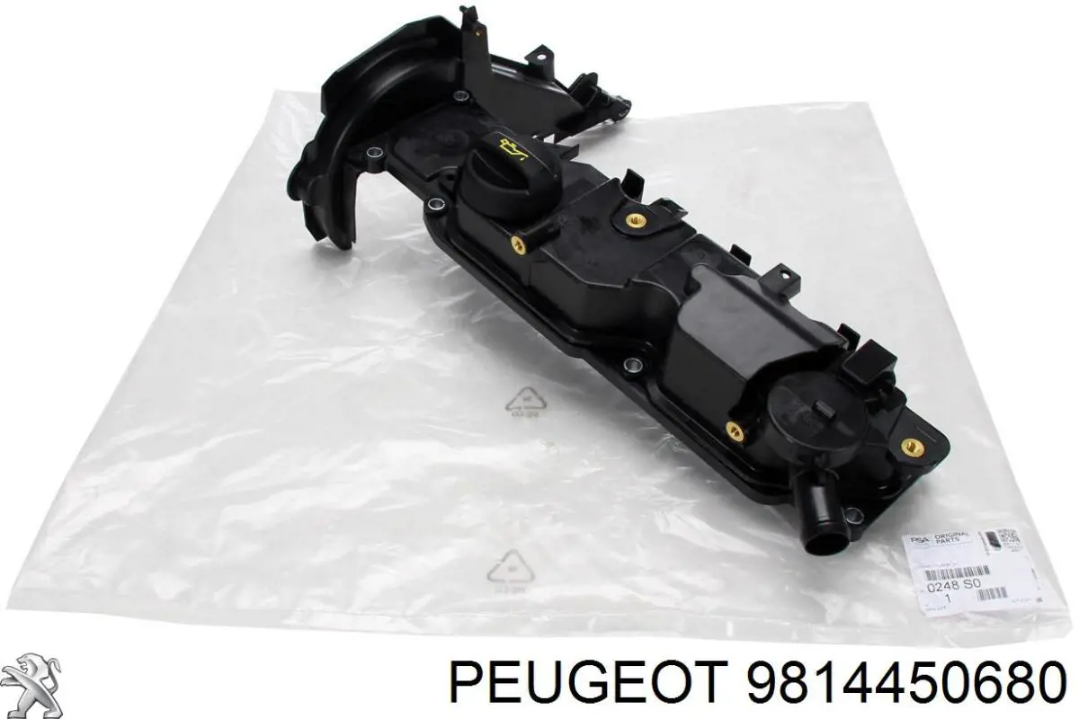 Vedante superior de tampa dianteira de motor 9814450680 Peugeot/Citroen