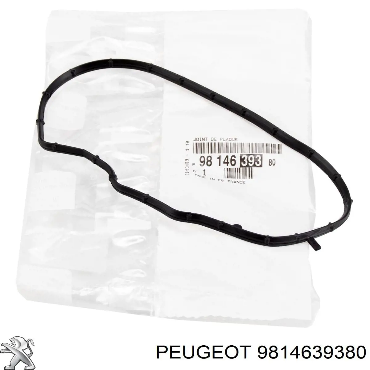 9814639380 Peugeot/Citroen Vedante superior de tampa dianteira de motor