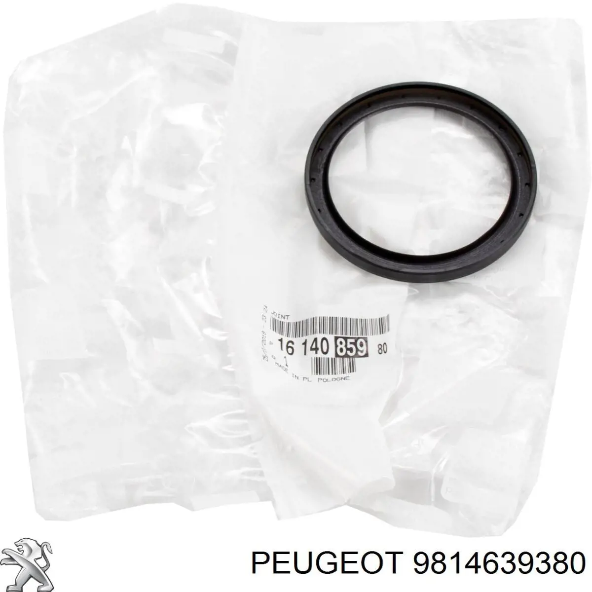 Vedante superior de tampa dianteira de motor 9814639380 Peugeot/Citroen