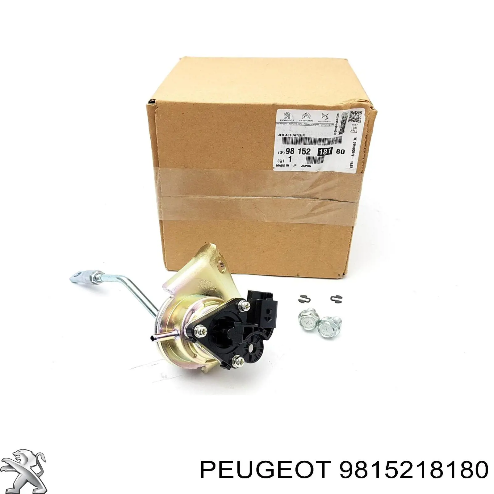 9815218180 Peugeot/Citroen Válvula (atuador) de controlo de turbina