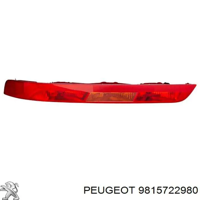 Compre 9815722980 Peugeot/Citroen Lanterna traseira esquerda