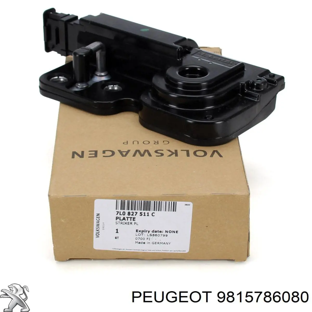 9815786080 Peugeot/Citroen Porta traseira (3ª/5ª porta-malas (tampa de alcapão)