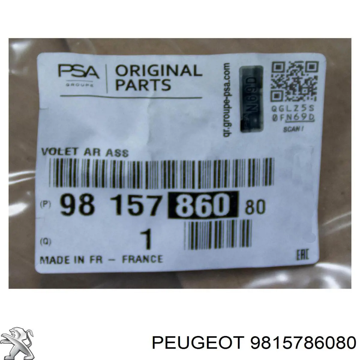 Compre 9815786080 Peugeot/Citroen Porta traseira (3ª/5ª porta-malas (tampa de alcapão)