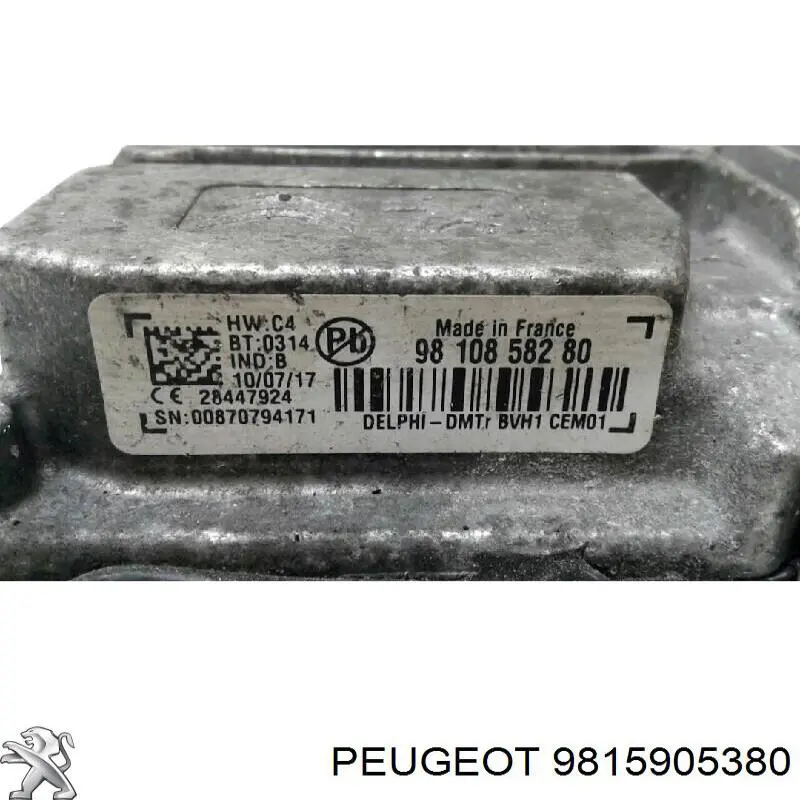 Compre 9815905380 Peugeot/Citroen Fecho de ignição