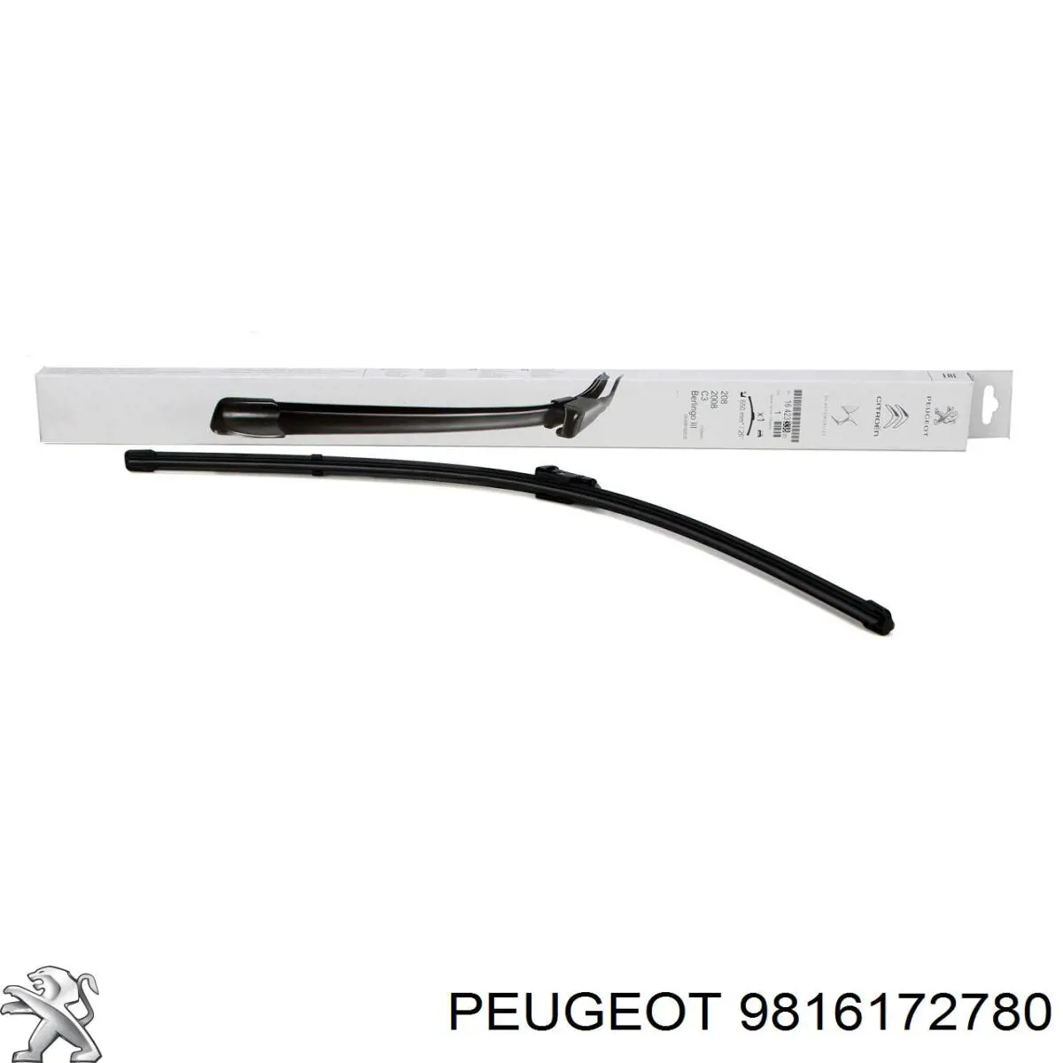 9816172780 Peugeot/Citroen Motor de limpador pára-brisas do pára-brisas esquerdo