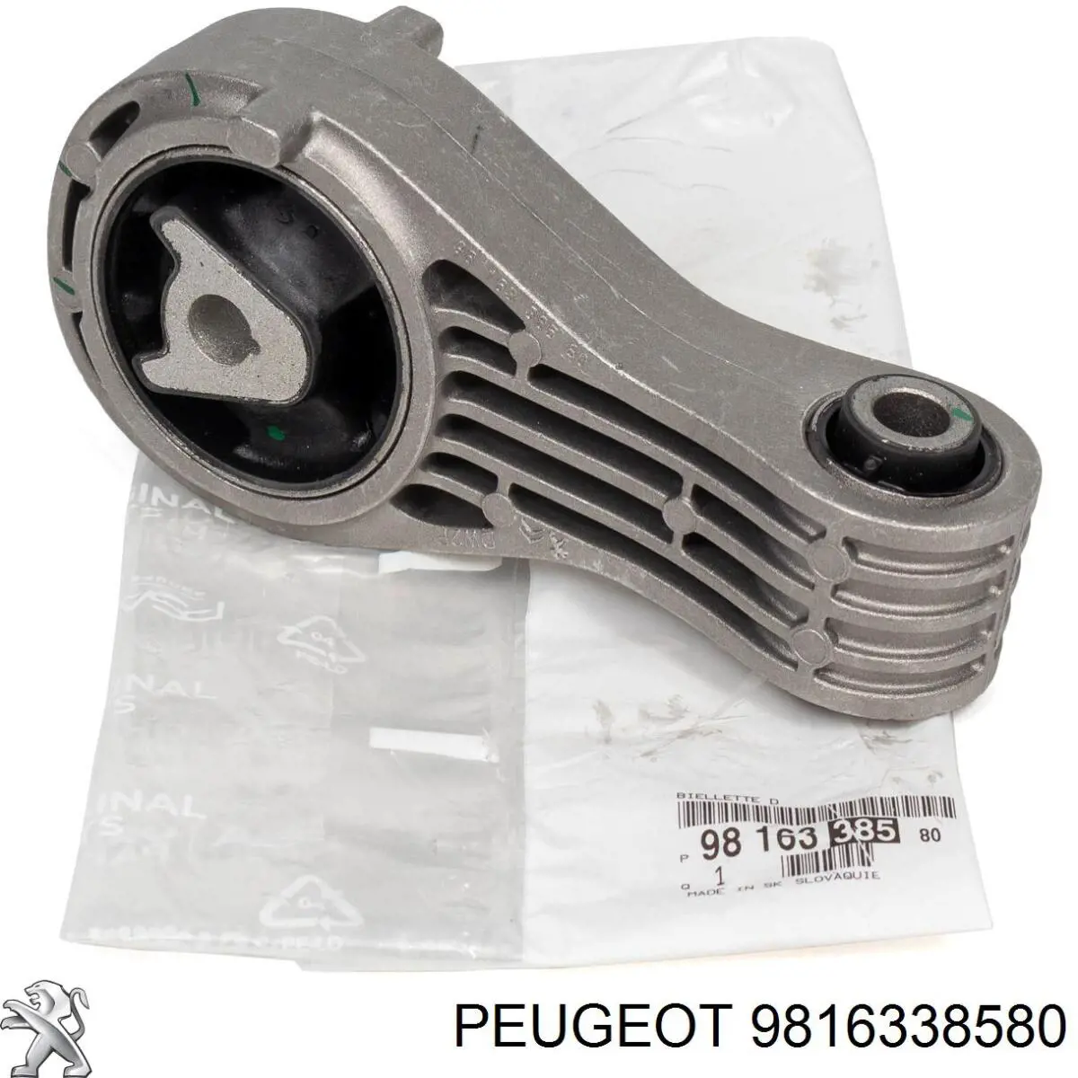 9816338580 Peugeot/Citroen Coxim (suporte) direito superior de motor