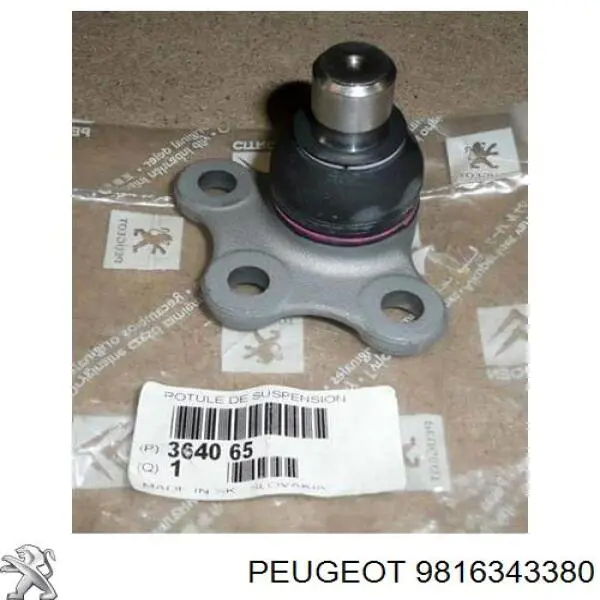 Compre 9816343380 Peugeot/Citroen Fecho da porta dianteira direita