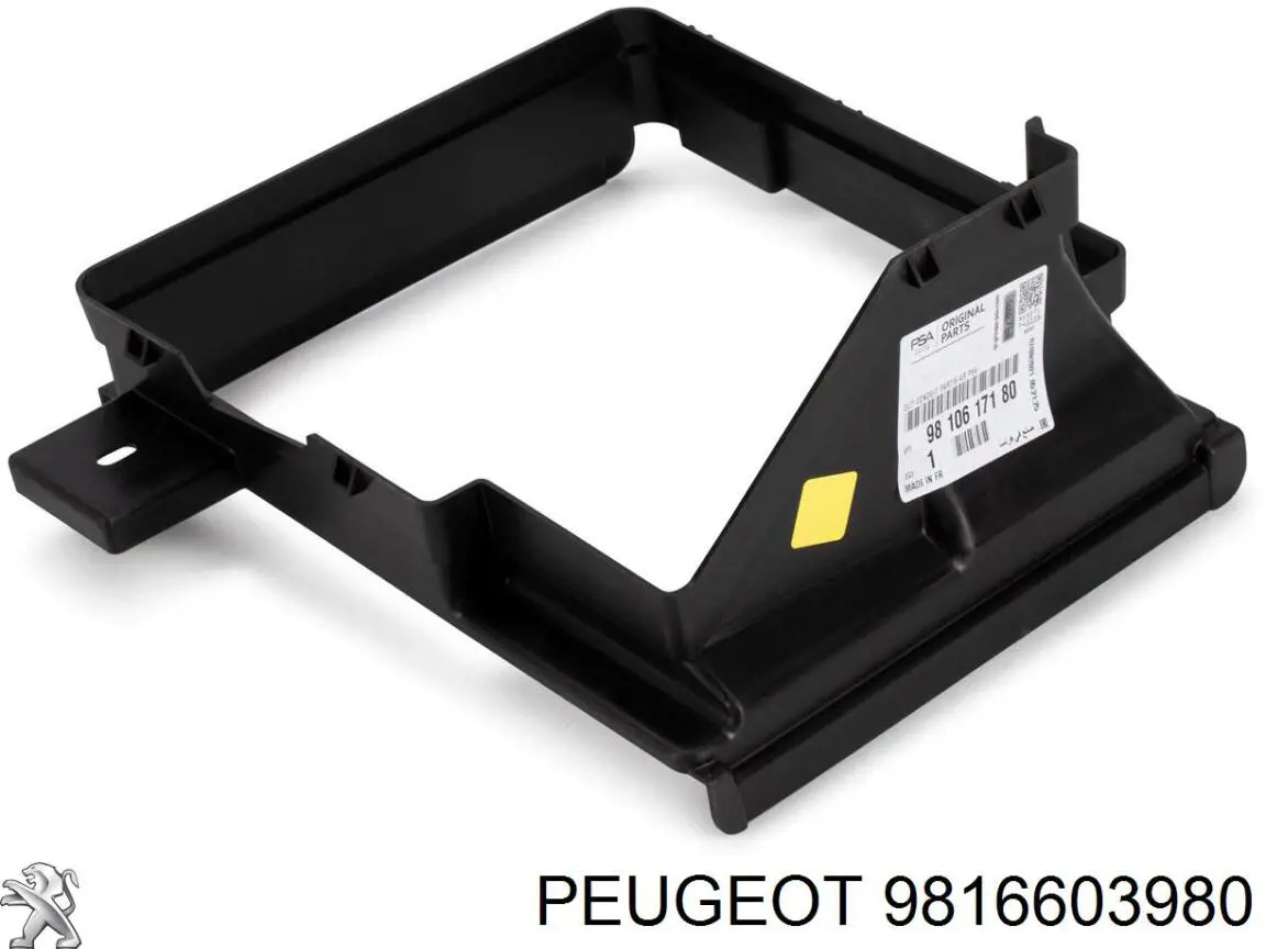 Suporte superior do radiador (painel de montagem de fixação das luzes) Peugeot/Citroen 9816603980