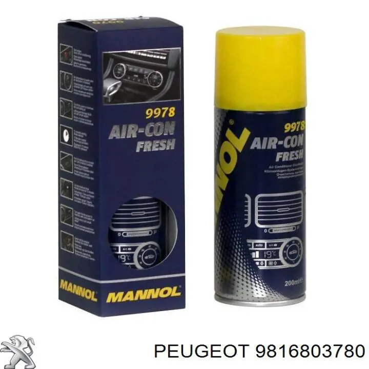 9816803780 Peugeot/Citroen Consola de viga dianteira