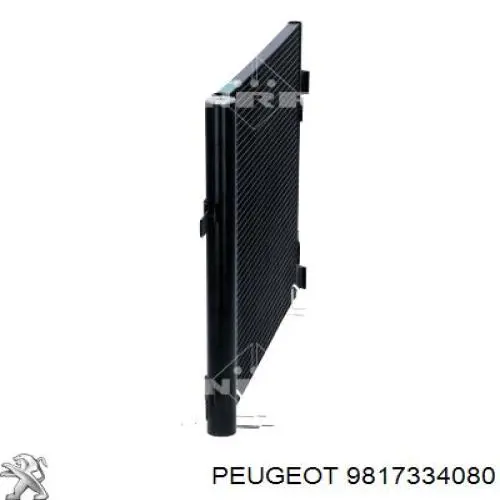 9817334080 Peugeot/Citroen Radiador de aparelho de ar condicionado