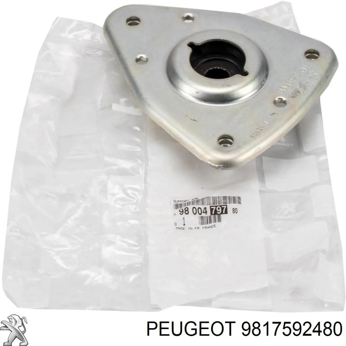 9817592480 Peugeot/Citroen Rolamento de suporte do amortecedor dianteiro