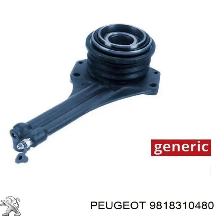 9818310480 Peugeot/Citroen Cilindro de trabalho de embraiagem montado com rolamento de desengate