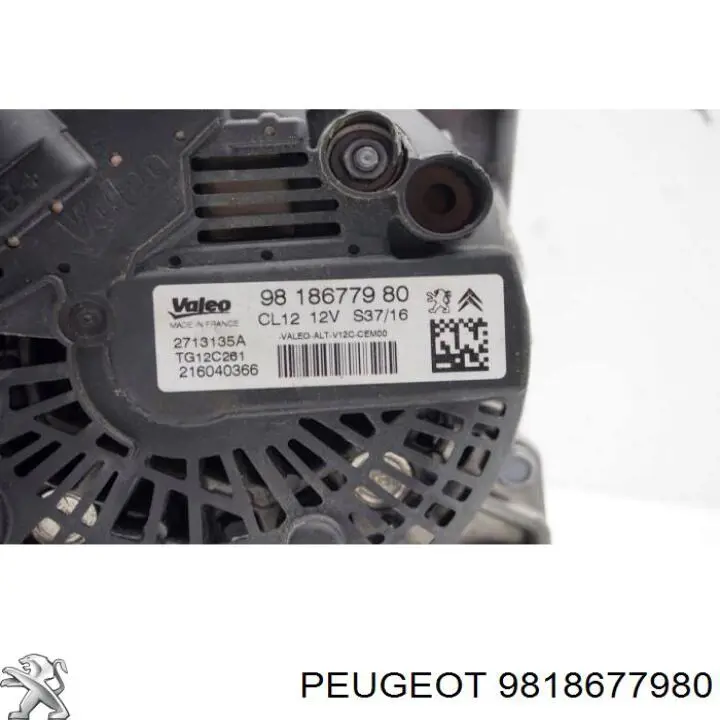 Gerador Peugeot/Citroen 9818677980 preço, a partir de 66,93 USD