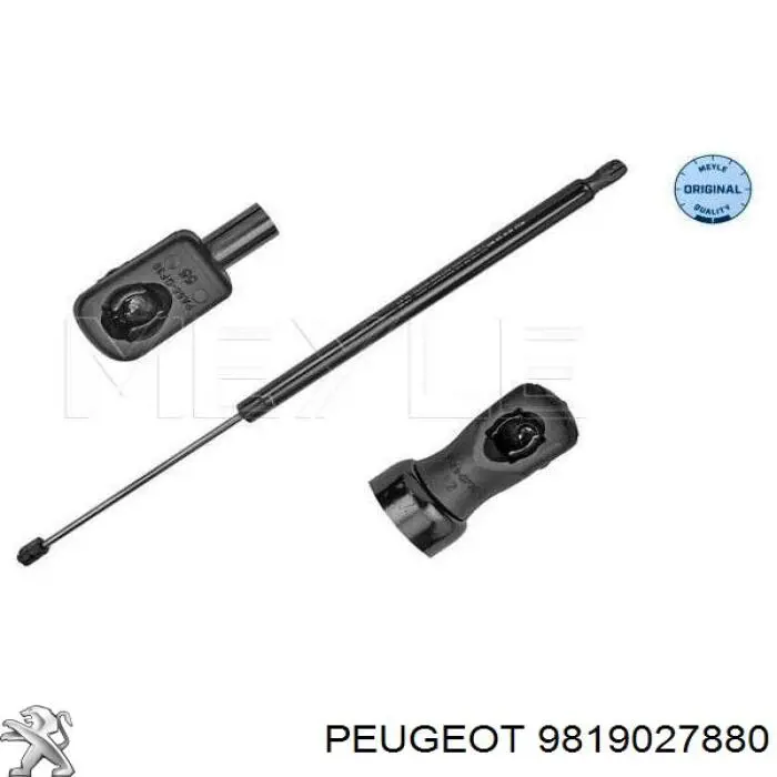 Amortecedor de tampa de porta-malas (de 3ª/5ª porta traseira) Peugeot/Citroen 9819027880 preço, a partir de 19,59 USD