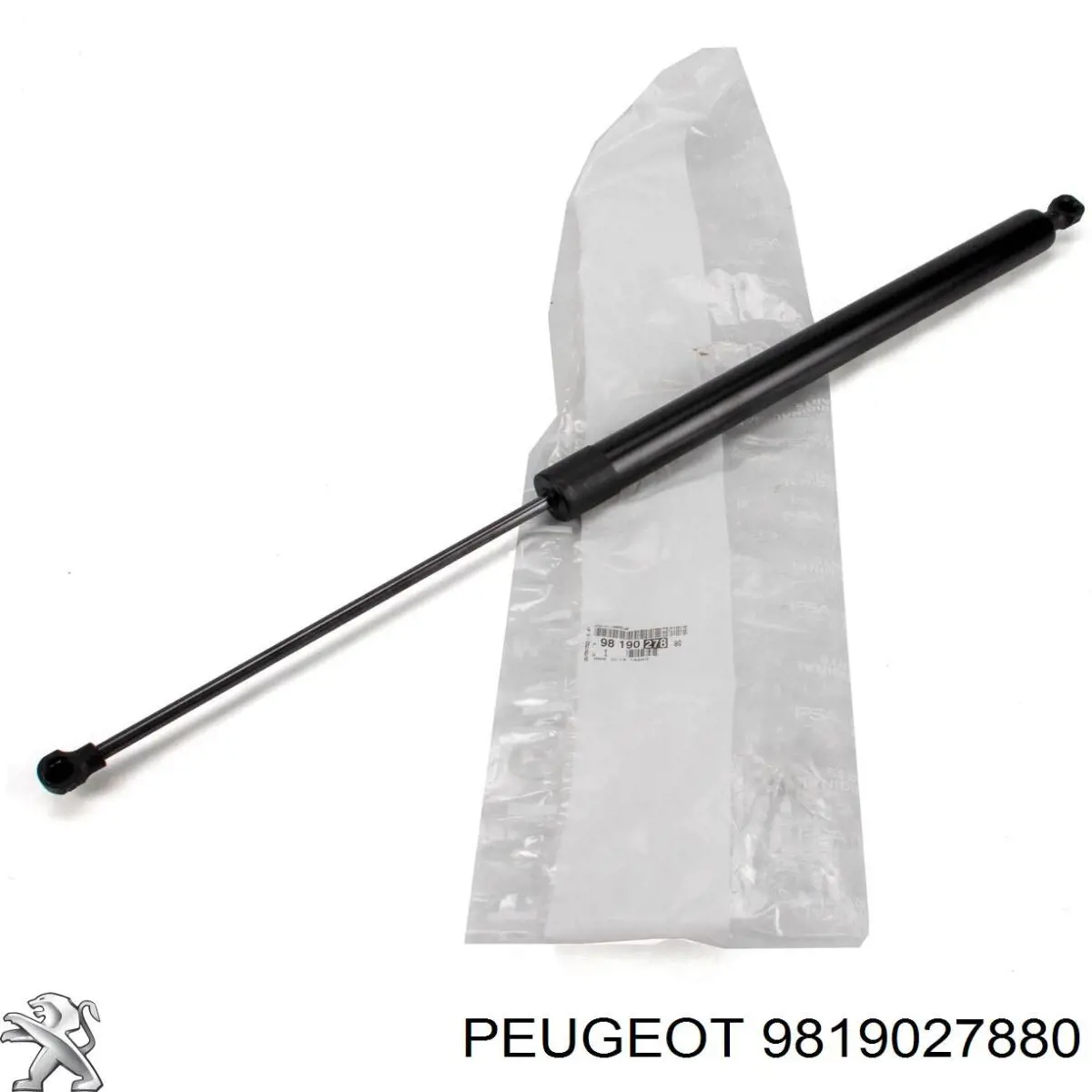 9819027880 Peugeot/Citroen Amortecedor de tampa de porta-malas (de 3ª/5ª porta traseira)