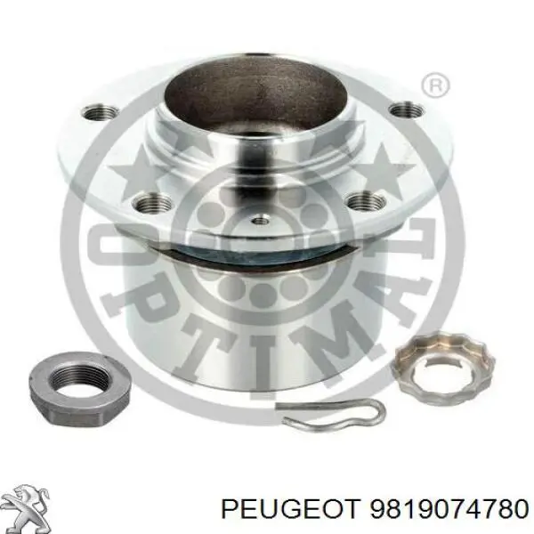 9819074780 Peugeot/Citroen Cubo traseiro