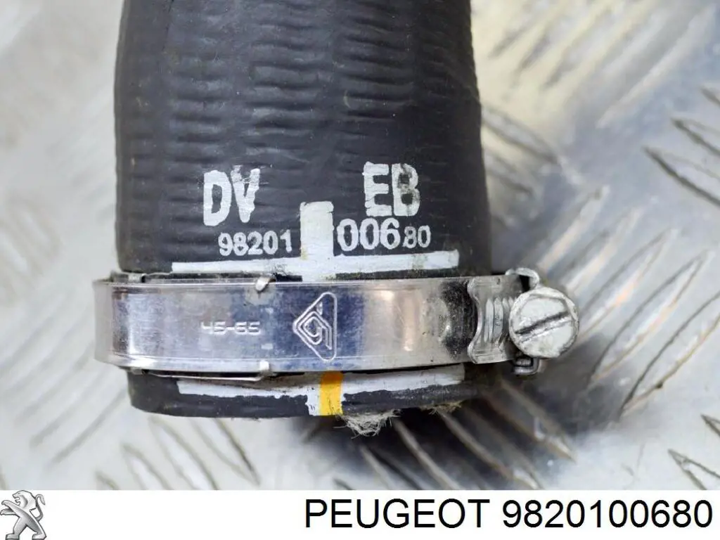 Compre 9820100680 Peugeot/Citroen Mangueira (cano derivado) de intercooler