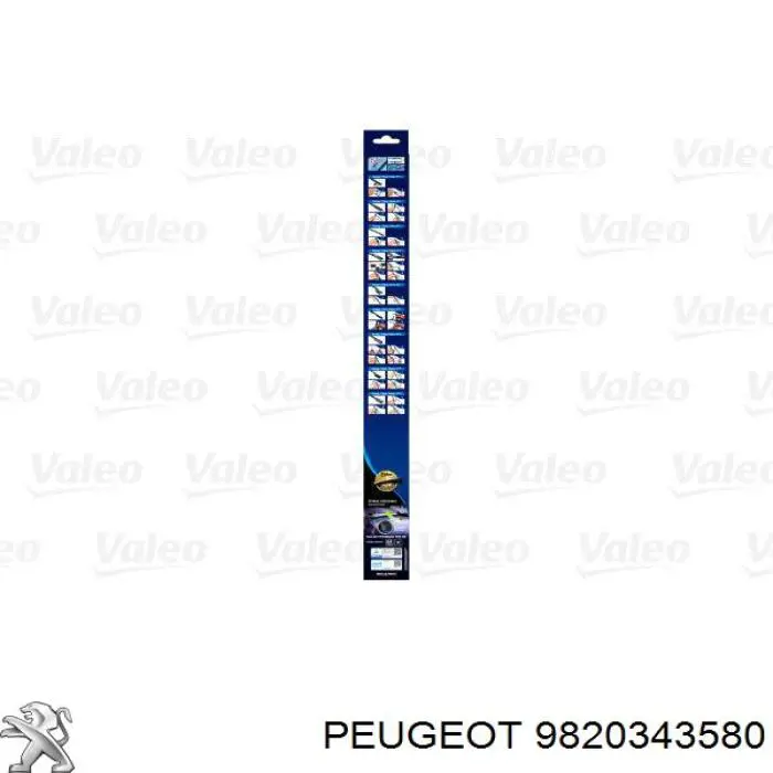 1689816680 Peugeot/Citroen Limpa-pára-brisas do pára-brisas de condutor