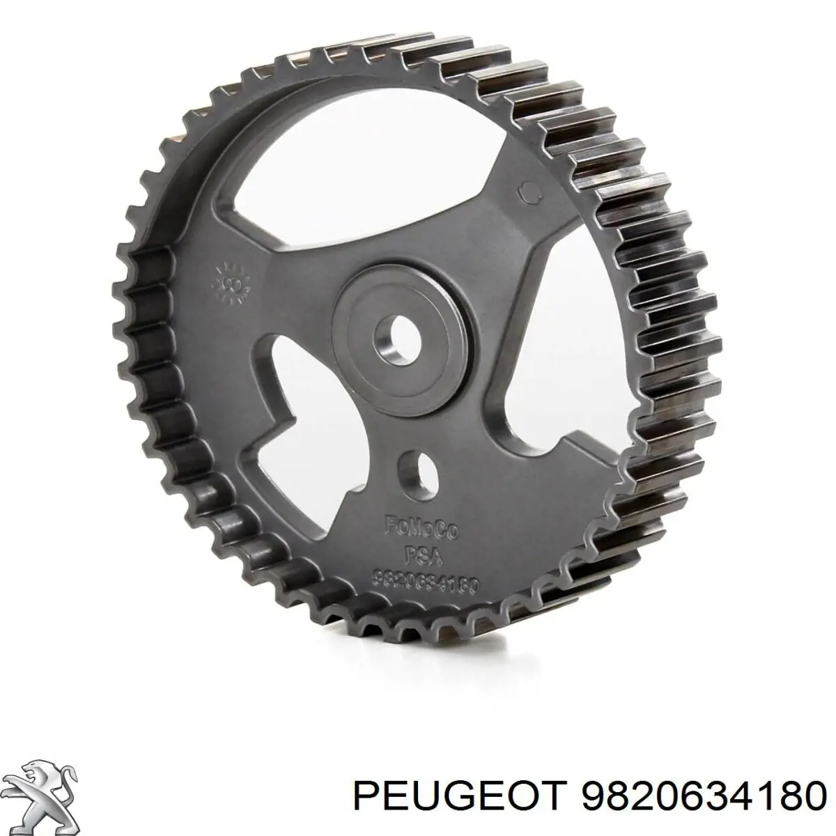 Engrenagem de cadeia da roda dentada da árvore distribuidora de motor Peugeot/Citroen 9820634180
