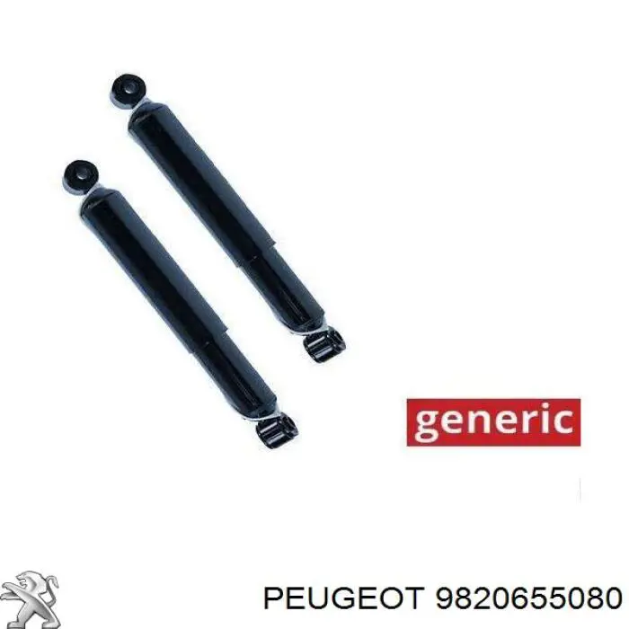 Compre 9815666580 Peugeot/Citroen Amortecedor dianteiro direito