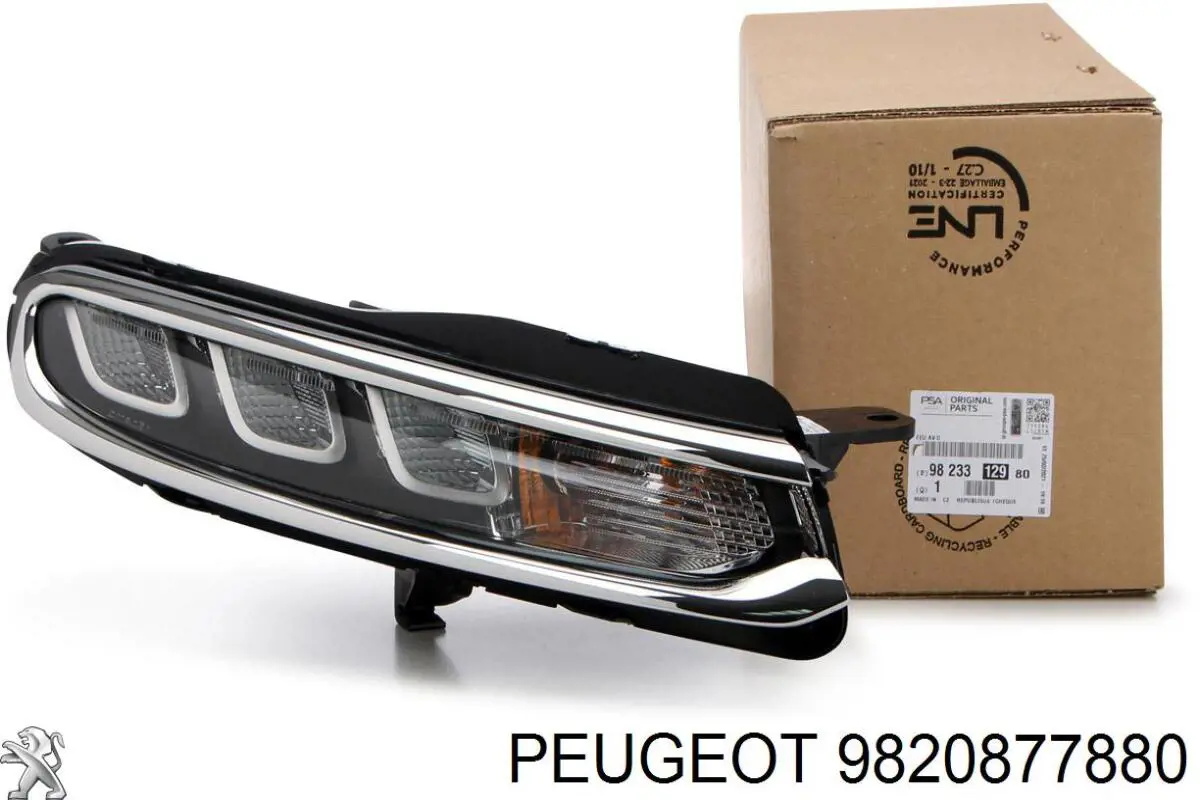 Luzes de nevoeiro direitas Peugeot/Citroen 9820877880