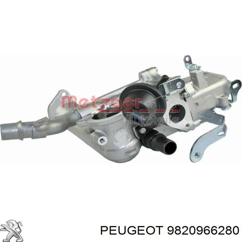 9820966280 Peugeot/Citroen Vedante de válvula EGR de recirculação