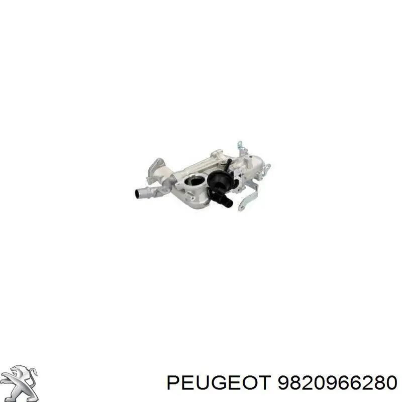 Vedante de válvula EGR de recirculação 9820966280 Peugeot/Citroen