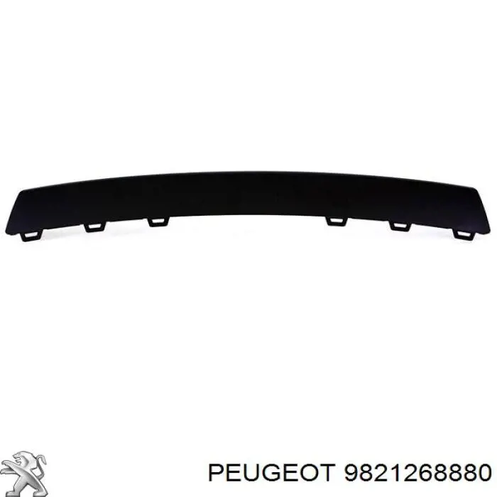 9821268880 Peugeot/Citroen Moldura do pára-choque dianteiro