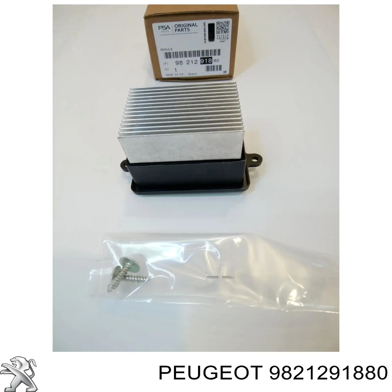 9821291880 Peugeot/Citroen Resistor (resistência) de ventilador de forno (de aquecedor de salão)