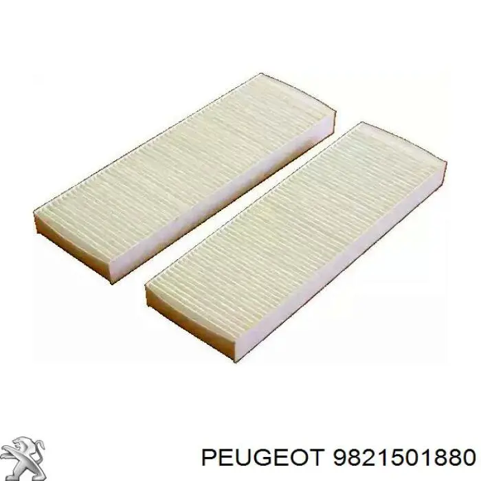Filtro de salão Peugeot/Citroen 9821501880 preço, a partir de 15,29 USD