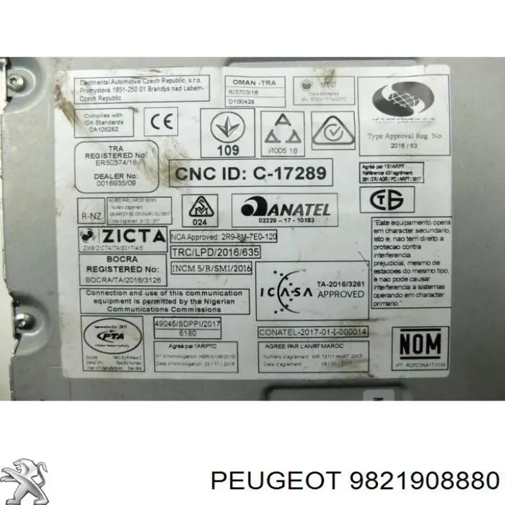  Opel 9821908880
