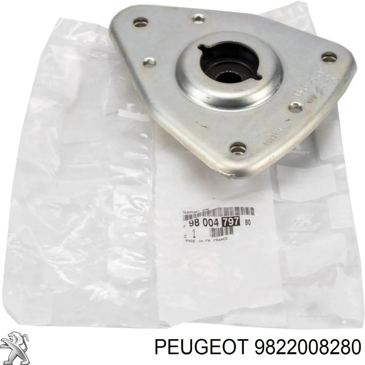 Suporte de amortecedor traseiro Peugeot/Citroen 9822008280