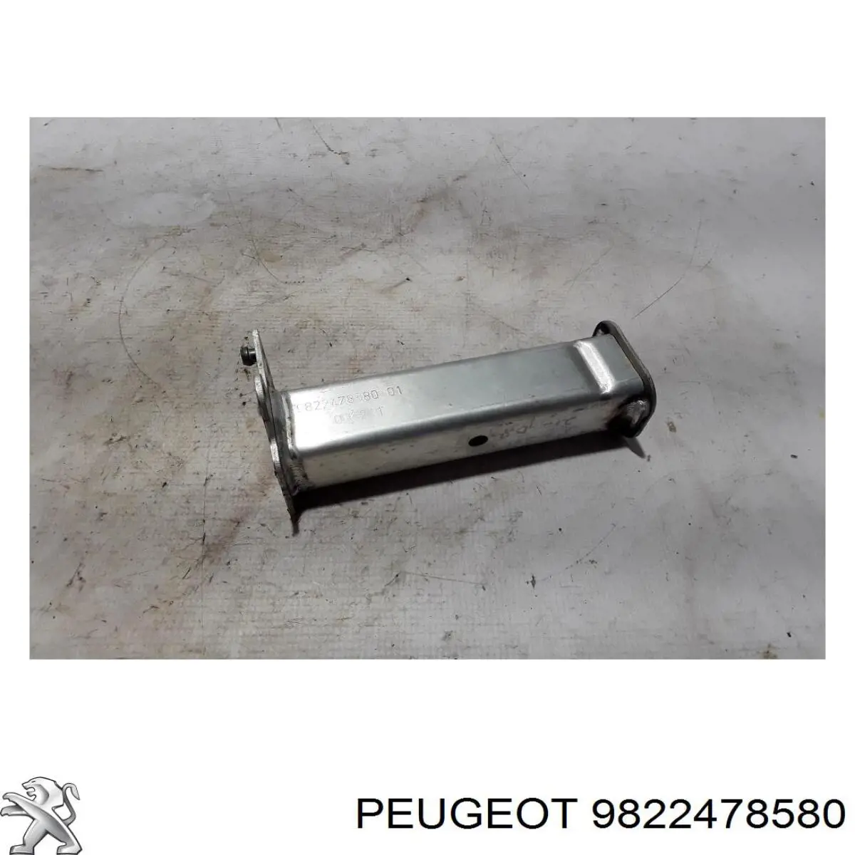 9822478580 Peugeot/Citroen Consola do pára-choque dianteiro direito