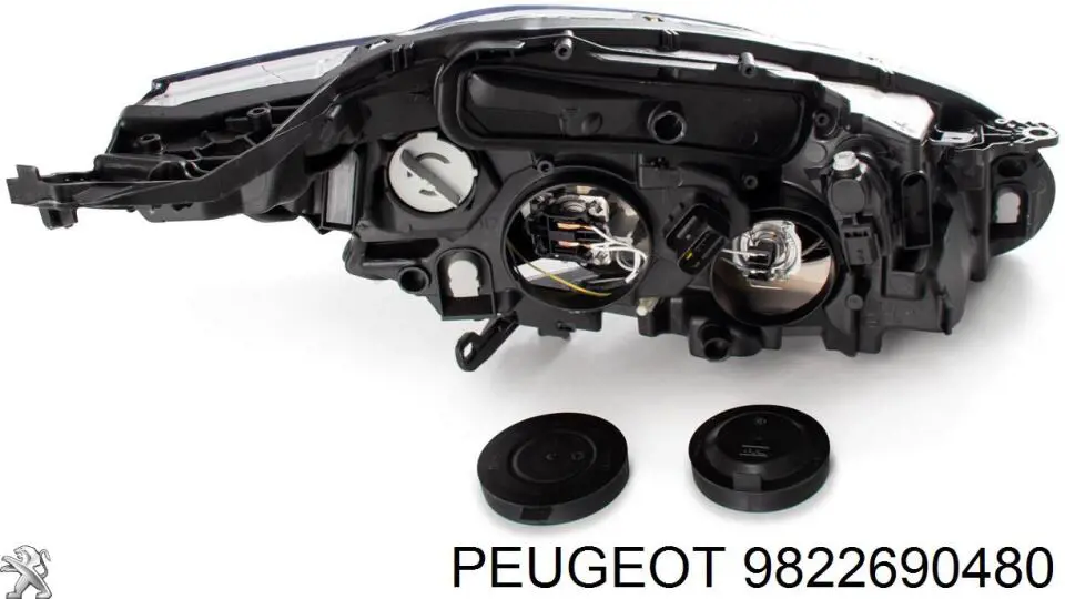 Luz direita Peugeot/Citroen 9822690480 preço, a partir de 129,61 USD