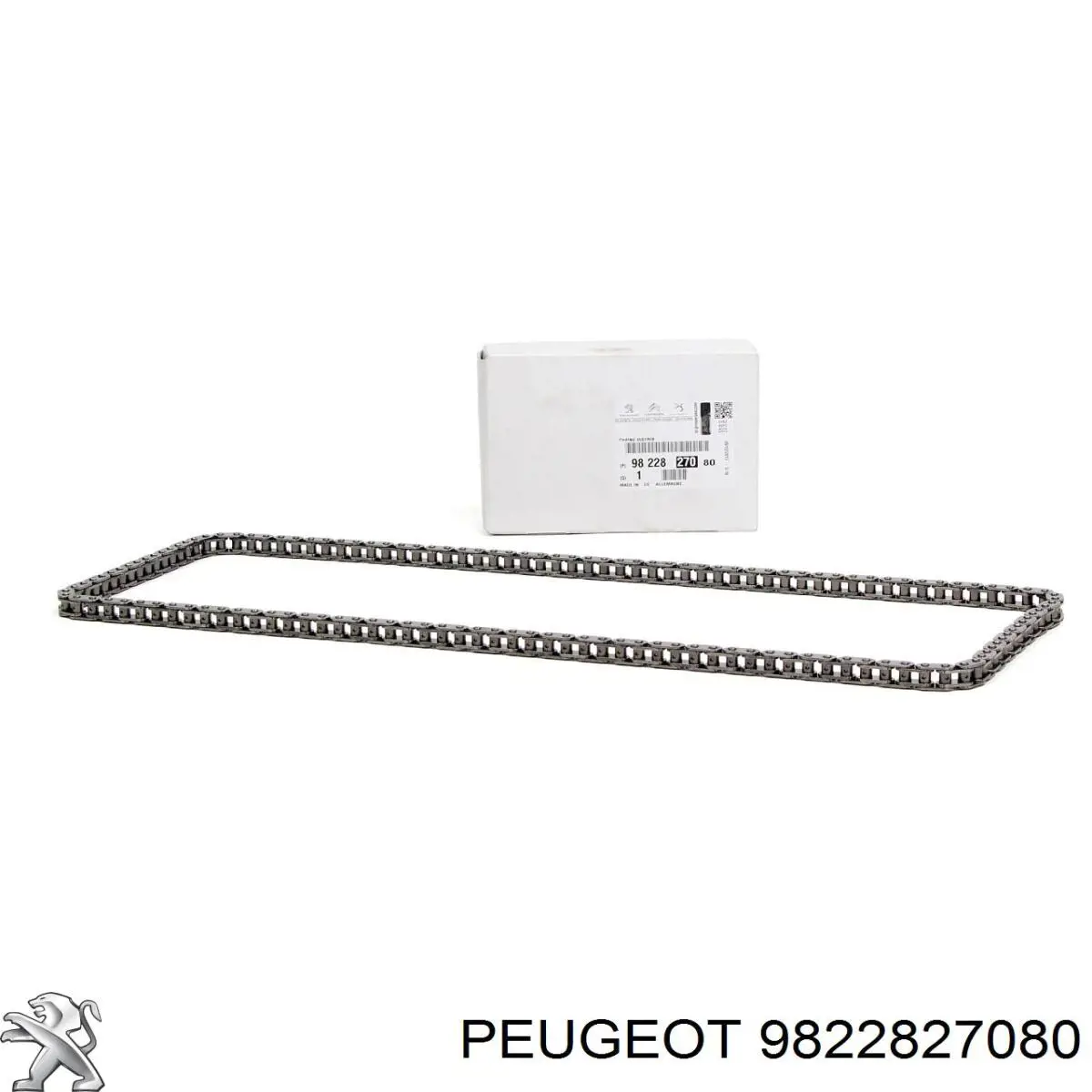 9822827080 Peugeot/Citroen Cadeia do mecanismo de distribuição de gás