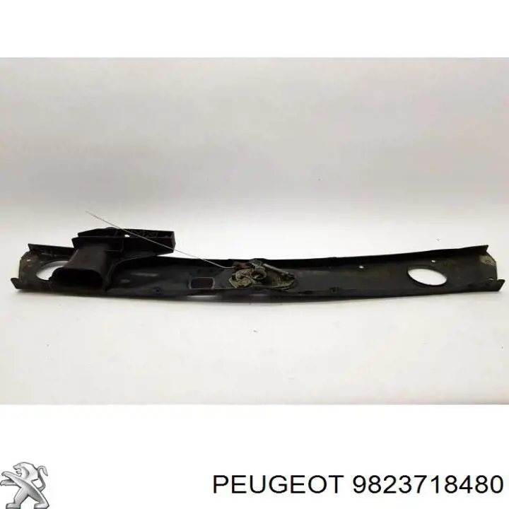 9823718480 Peugeot/Citroen Suporte do radiador montado (painel de montagem de fixação das luzes)