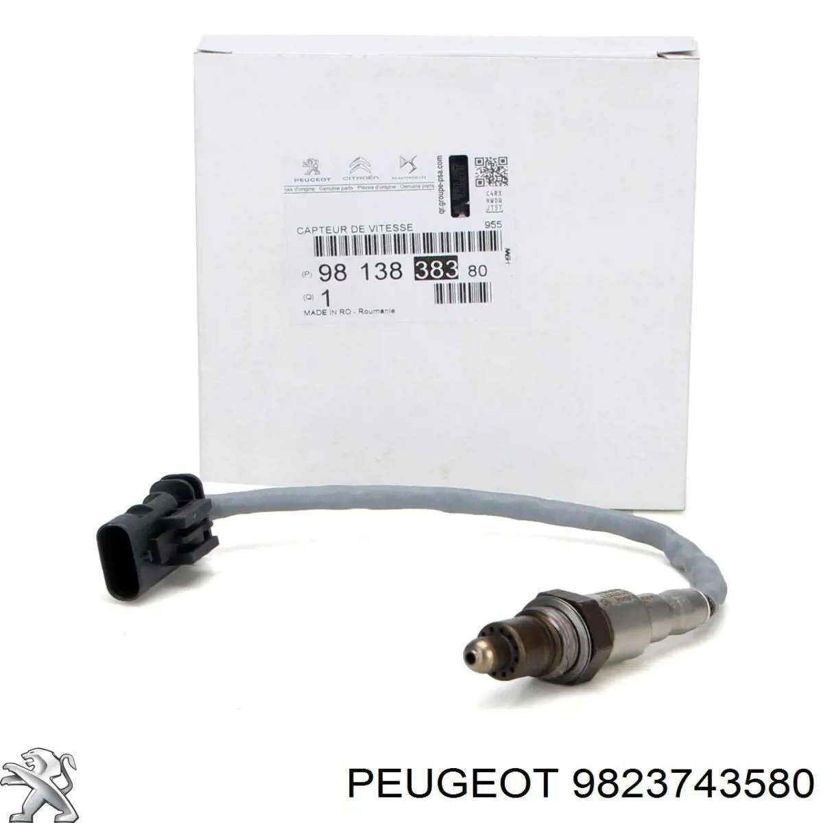 Braçadeira de união de tubo coletor de escape Peugeot/Citroen 9823743580