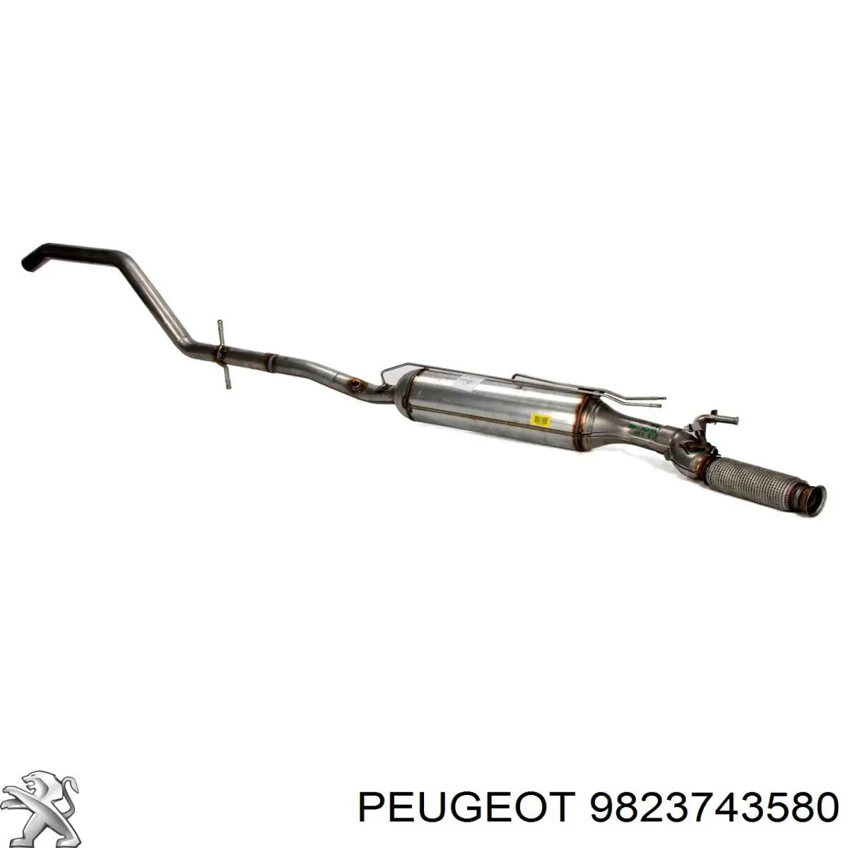 Braçadeira de união de tubo coletor de escape 9823743580 Peugeot/Citroen