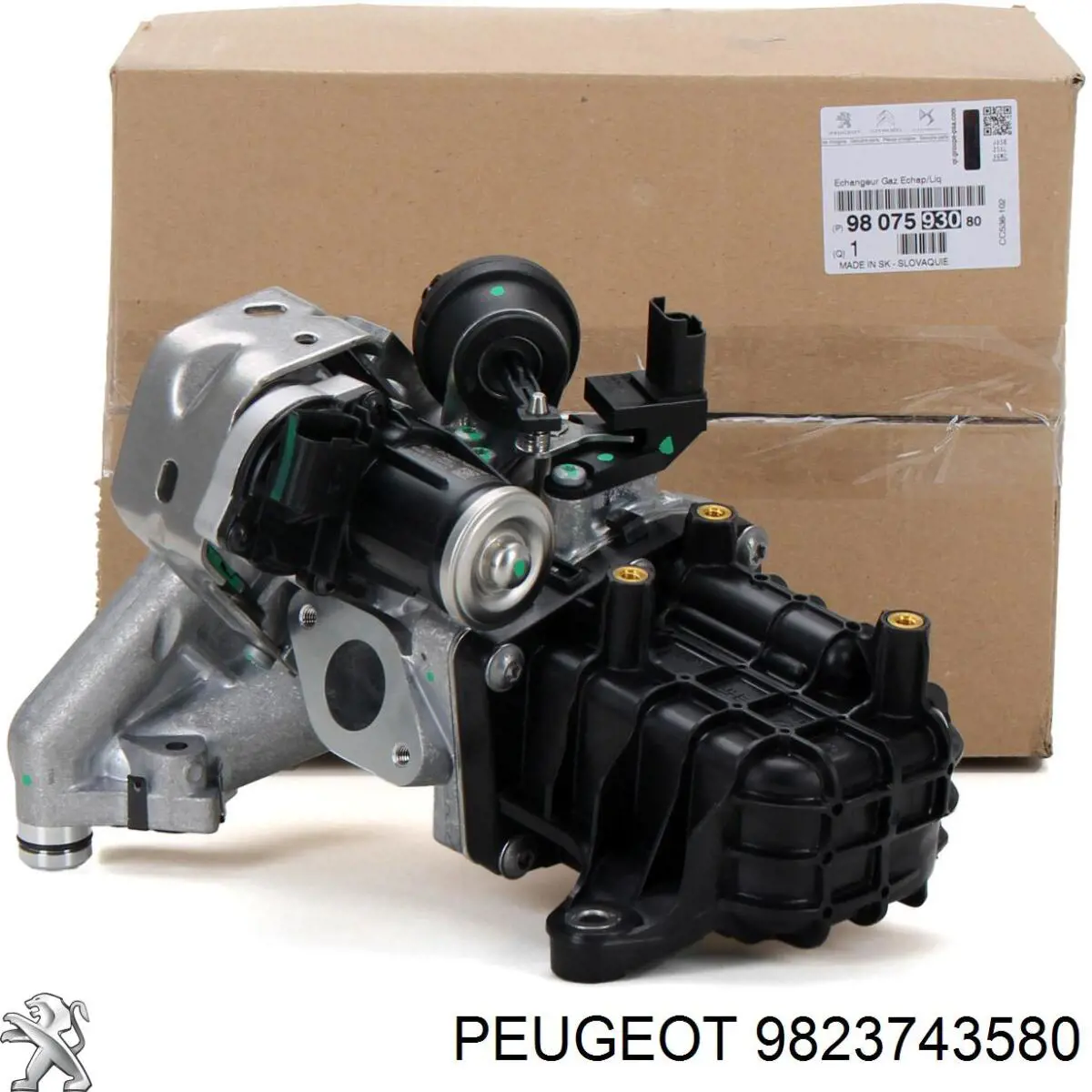 9823743580 Peugeot/Citroen Braçadeira de união de tubo coletor de escape