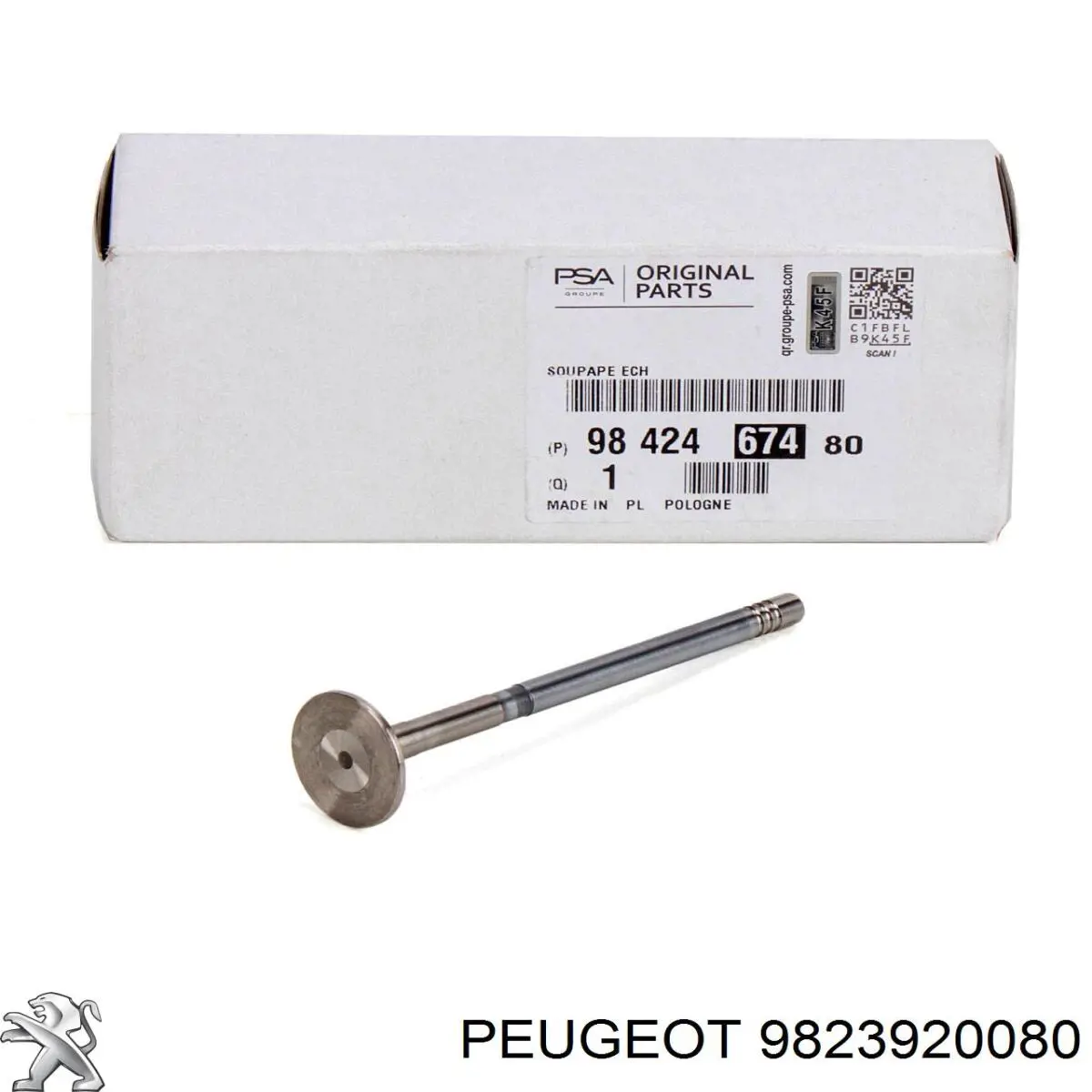 Compre 9823920080 Peugeot/Citroen Vedação da árvore distribuidora de motor