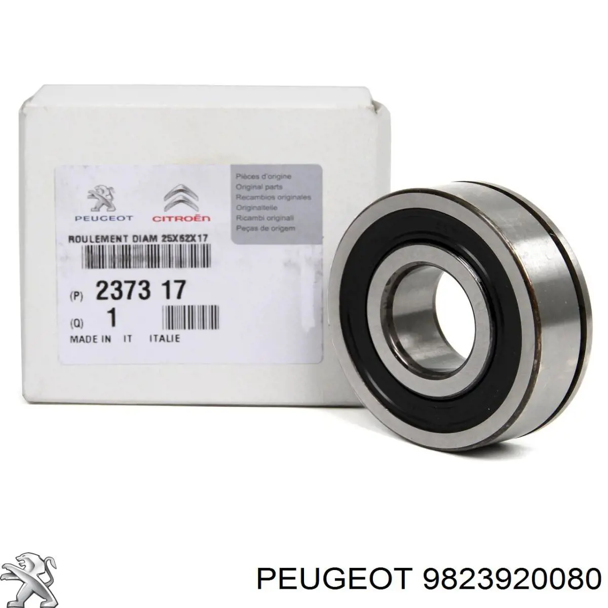9823920080 Peugeot/Citroen Vedação da árvore distribuidora de motor